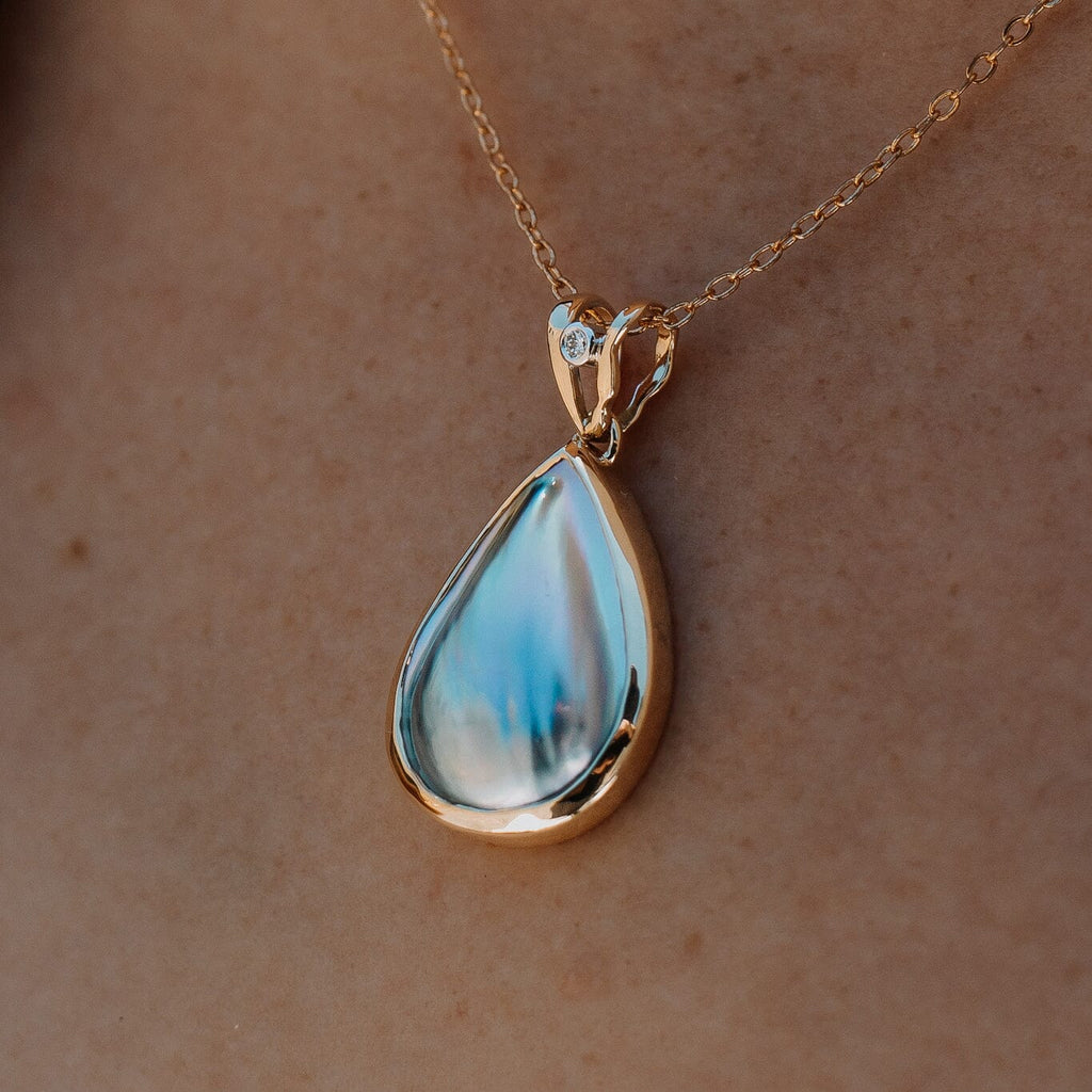 Embrace the beauty of the ocean with our Island Bound Wave Sparkle Pendant, featuring a stunning pearl and diamond combination. Shop now at Latitude Jewellers