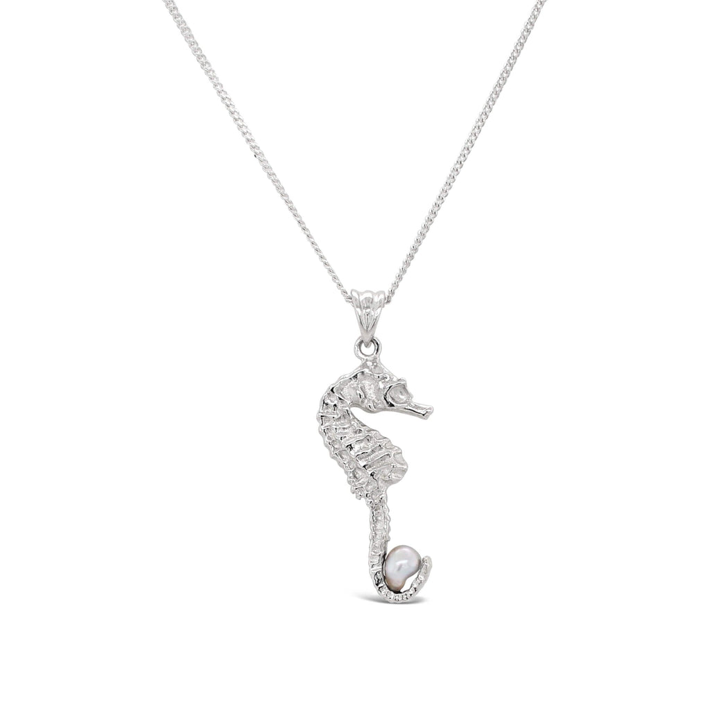 Abrolhos Seahorse Pendant with Pearl
