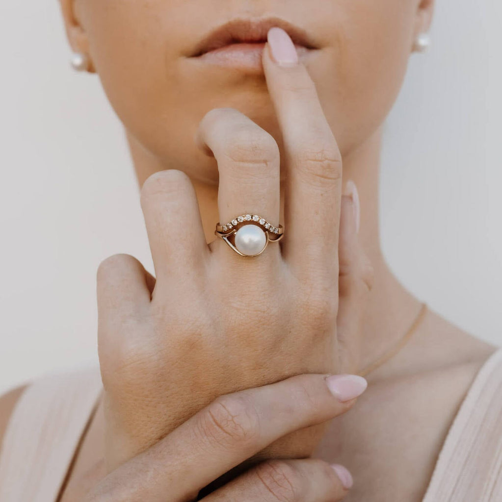 Bardot Ring with South Sea Pearl