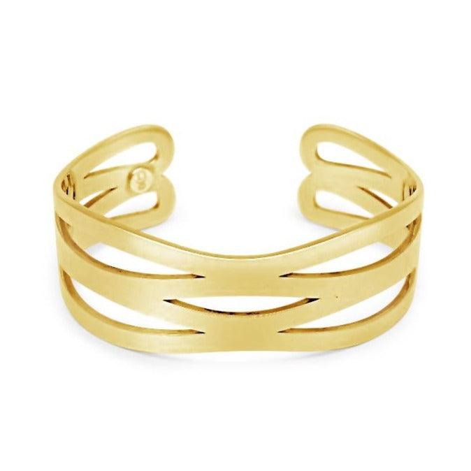 Elevate your style with our exquisite Solid Goddess Cuff from Latitude Jewellers.