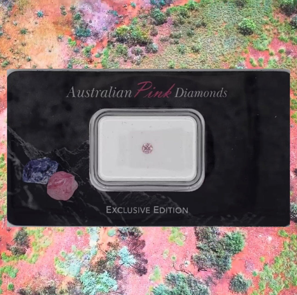 Discover the allure of a 0.055CT Australian pink diamond at Latitude Jewellers.