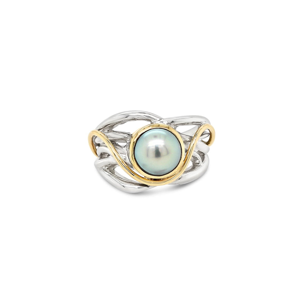 Bella Ring Abrolhos with Pearl and Swirl