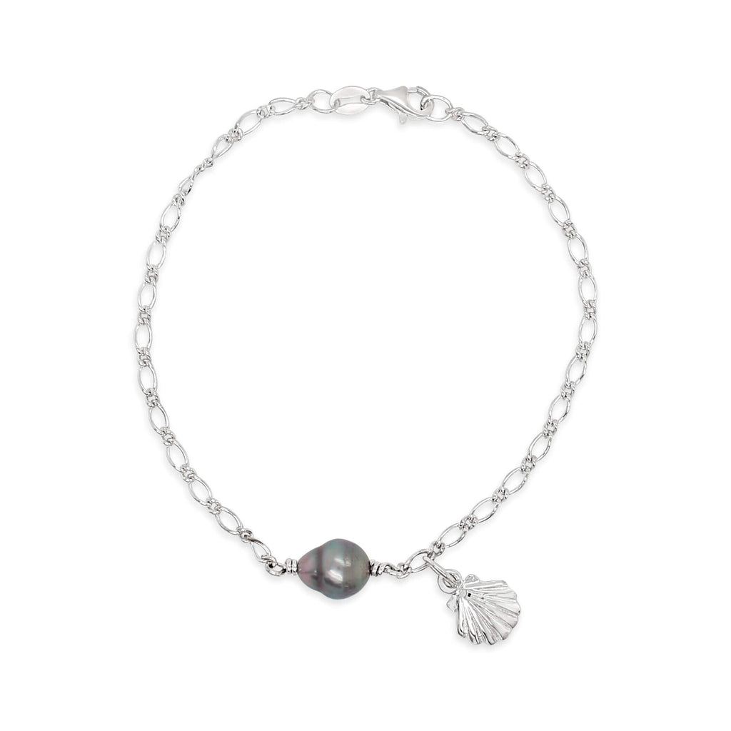 Abrolhos Pearl and Scallop Bracelet