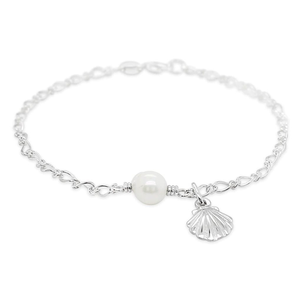 Abrolhos Pearl and Scallop Bracelet