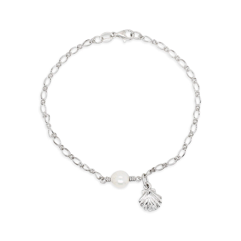 Abrolhos Pearl and Scallop Bracelet