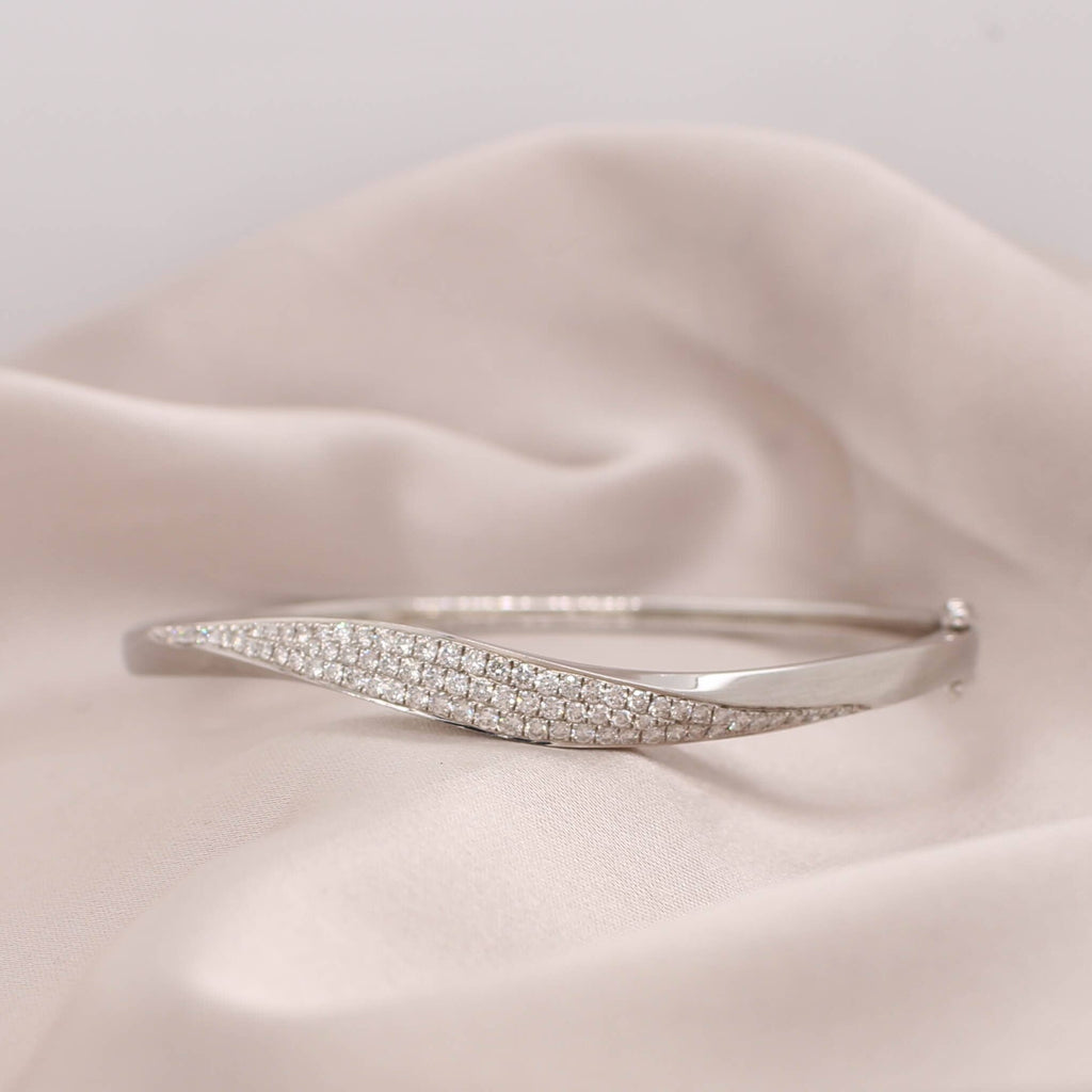 Elevate your style with our exquisite Stardust Diamond Bangle.
