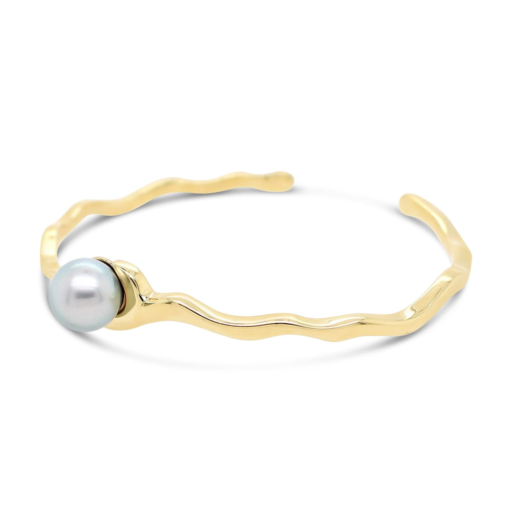 Island Bound Wave Cuff with Abrohos Pearl