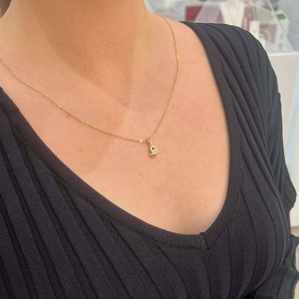 Spiral Shell Pendant 9ct Yellow Gold