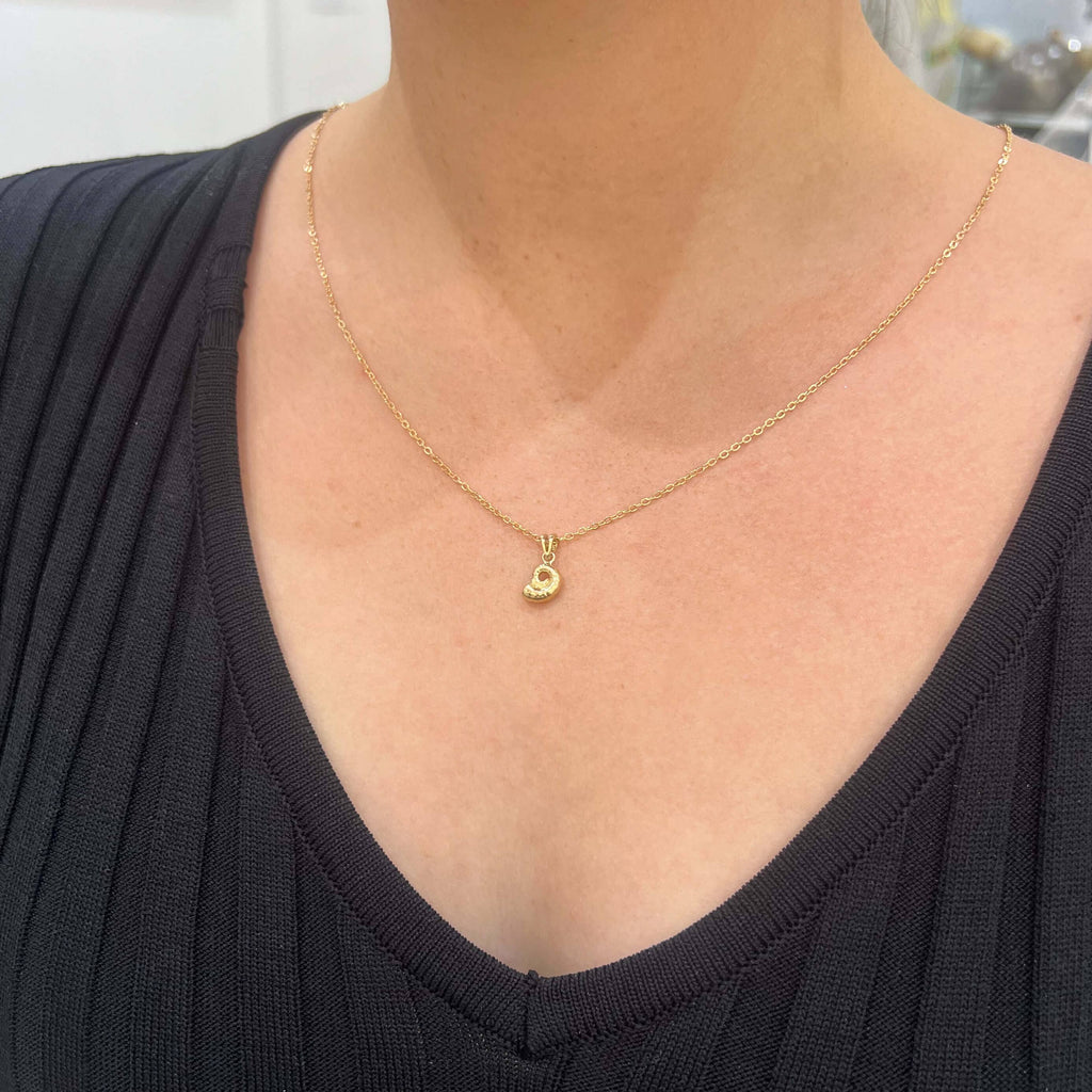 Spiral Shell Pendant 9ct Yellow Gold