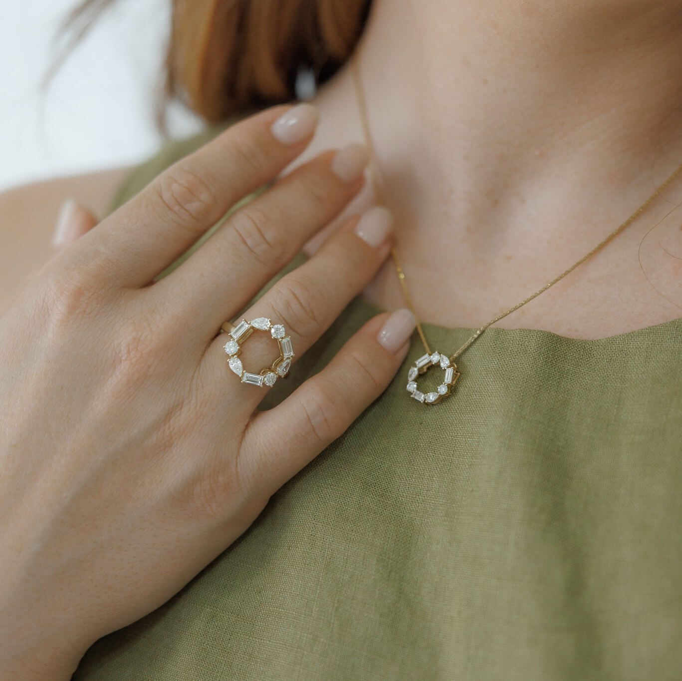 Diamond Infinity Ring Grande- grand and glorious