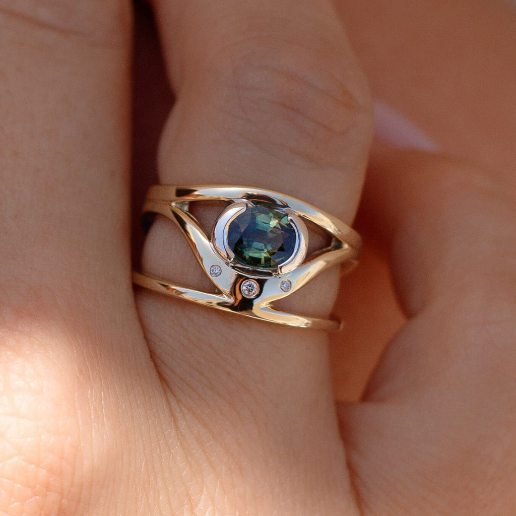 Sapphire and Diamond Bellini Ring