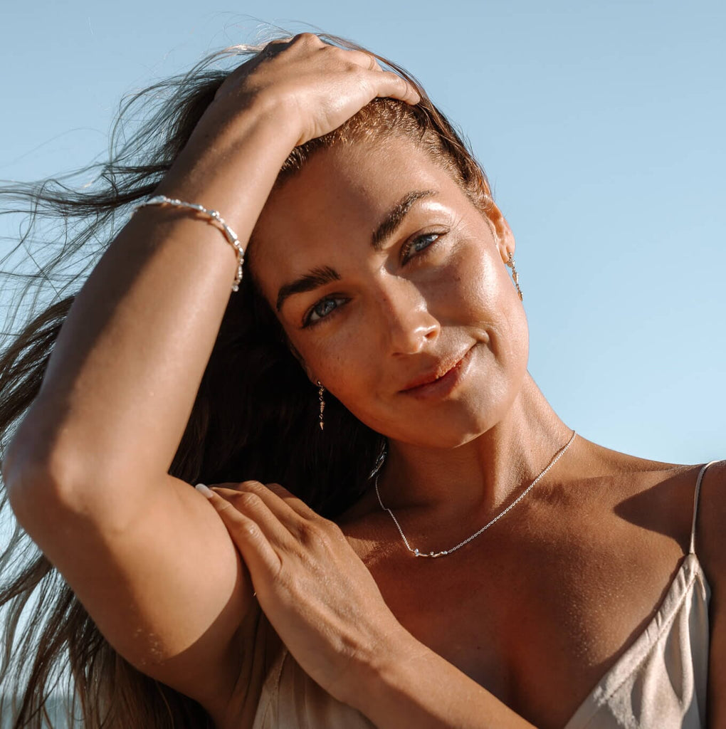 Coral Inspired Necklet with Diamond
