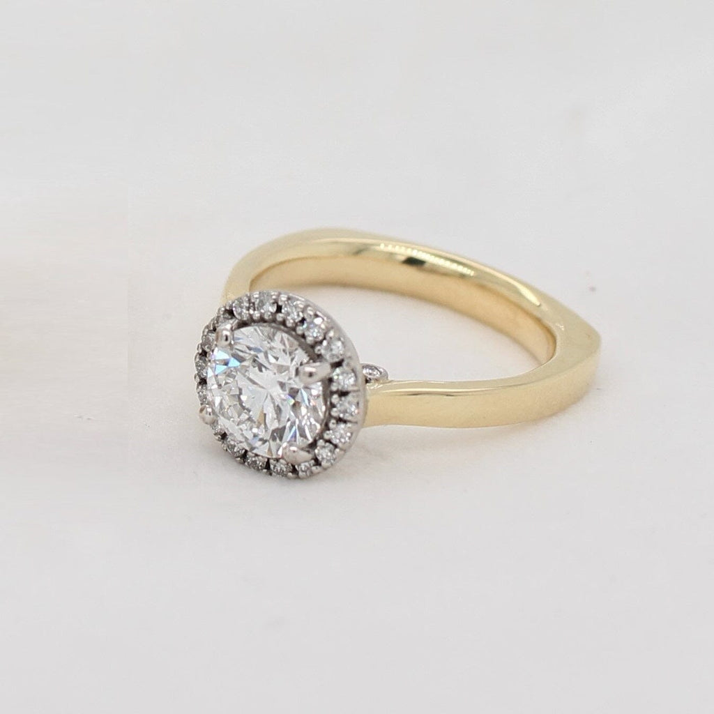 Golden Syrup Diamond Ring