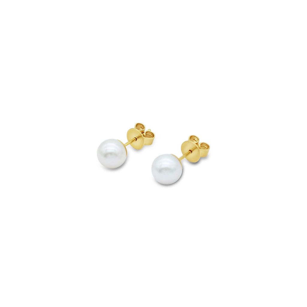 Classic Pearl Stud with Akoya Pearls from the Abrolhos