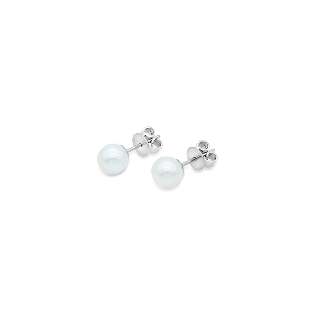 Classic Pearl Stud with Akoya Pearls from the Abrolhos