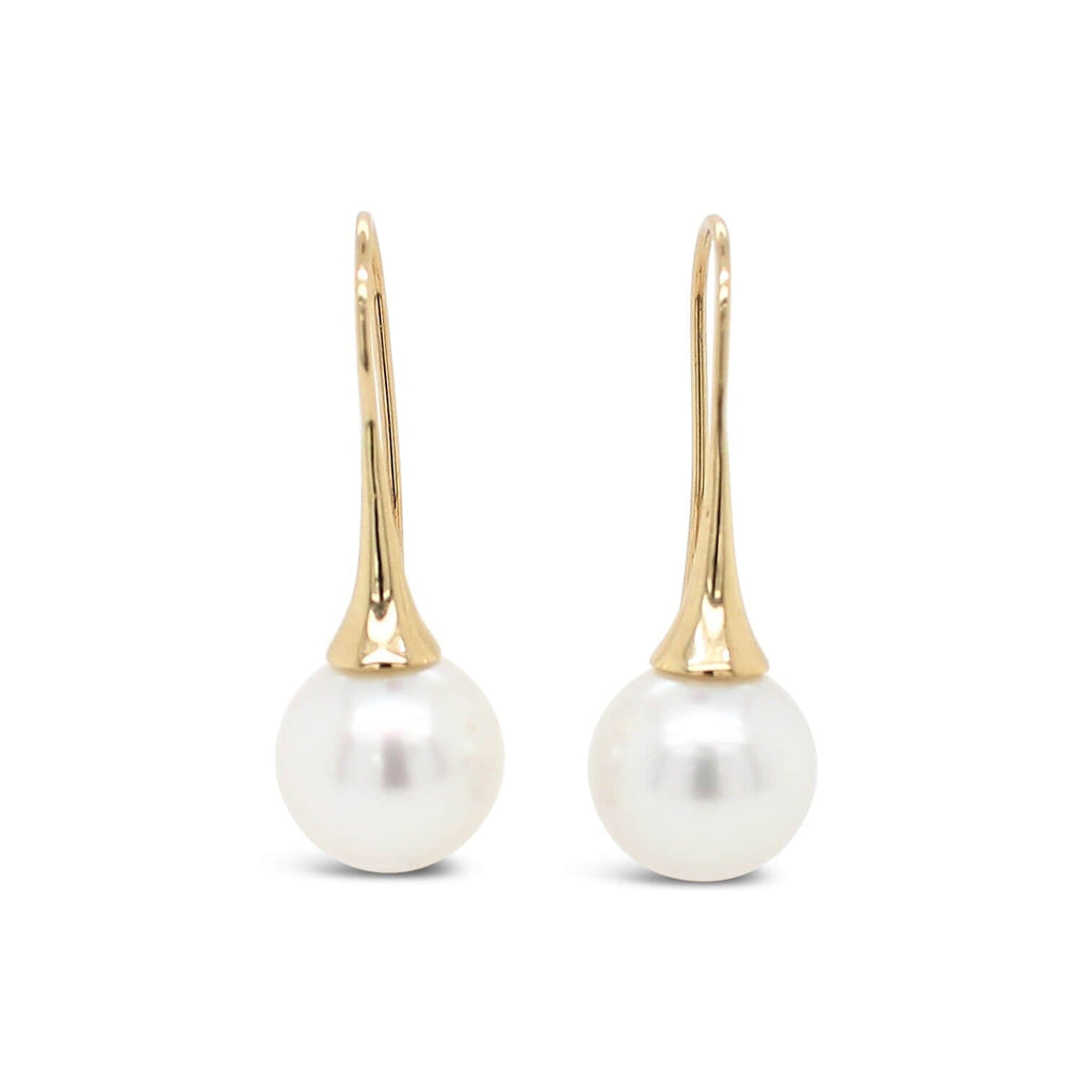 Signature Flute Earrings with South Sea Pearl
