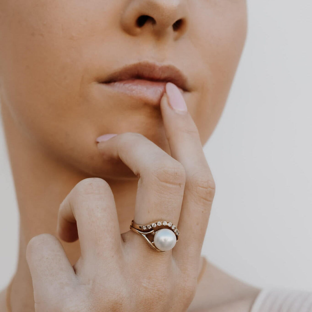 Bardot Ring with South Sea Pearl