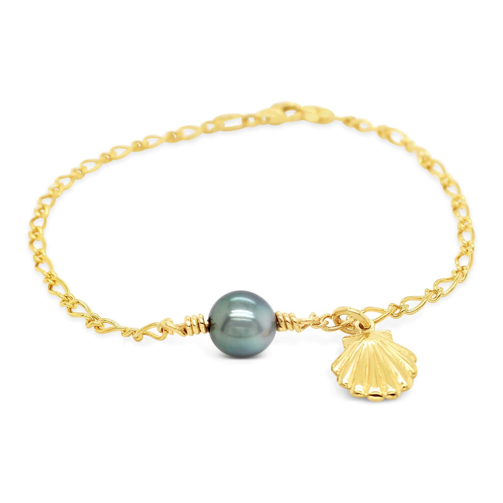 Abrolhos Pearl and Scallop Bracelet