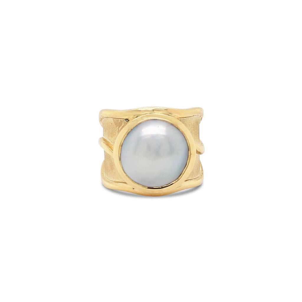 Solid Yellow Gold Lexi Ring