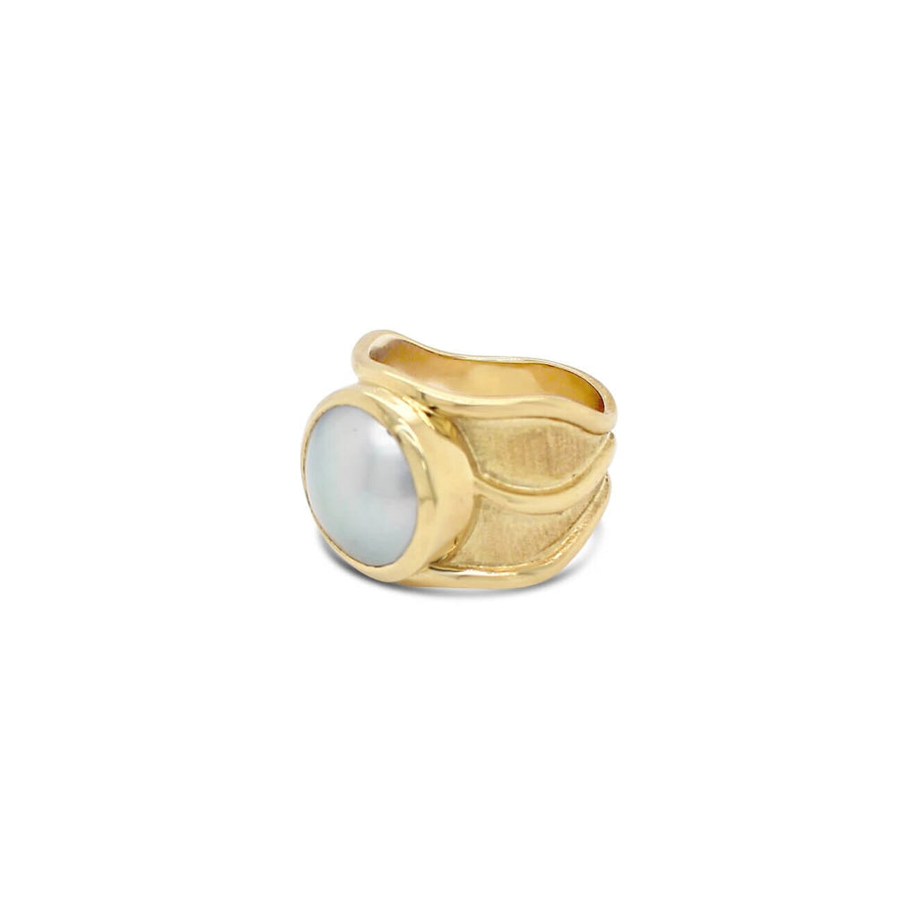 Solid Yellow Gold Lexi Ring