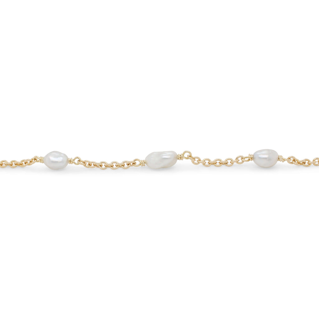 Keshi Trio Bracelet in 18ct Gold