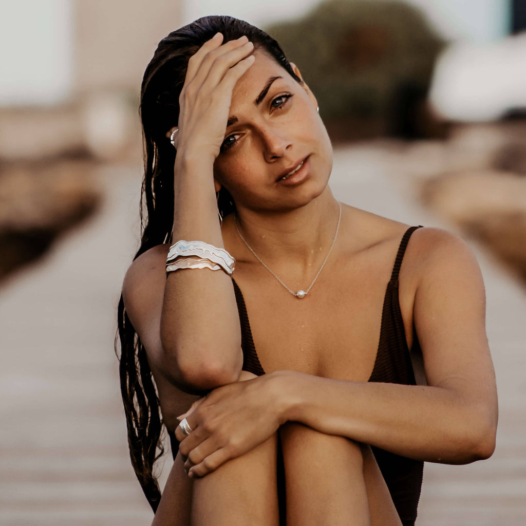 Island Bound Pelsaert Bangle in Gold - Wide