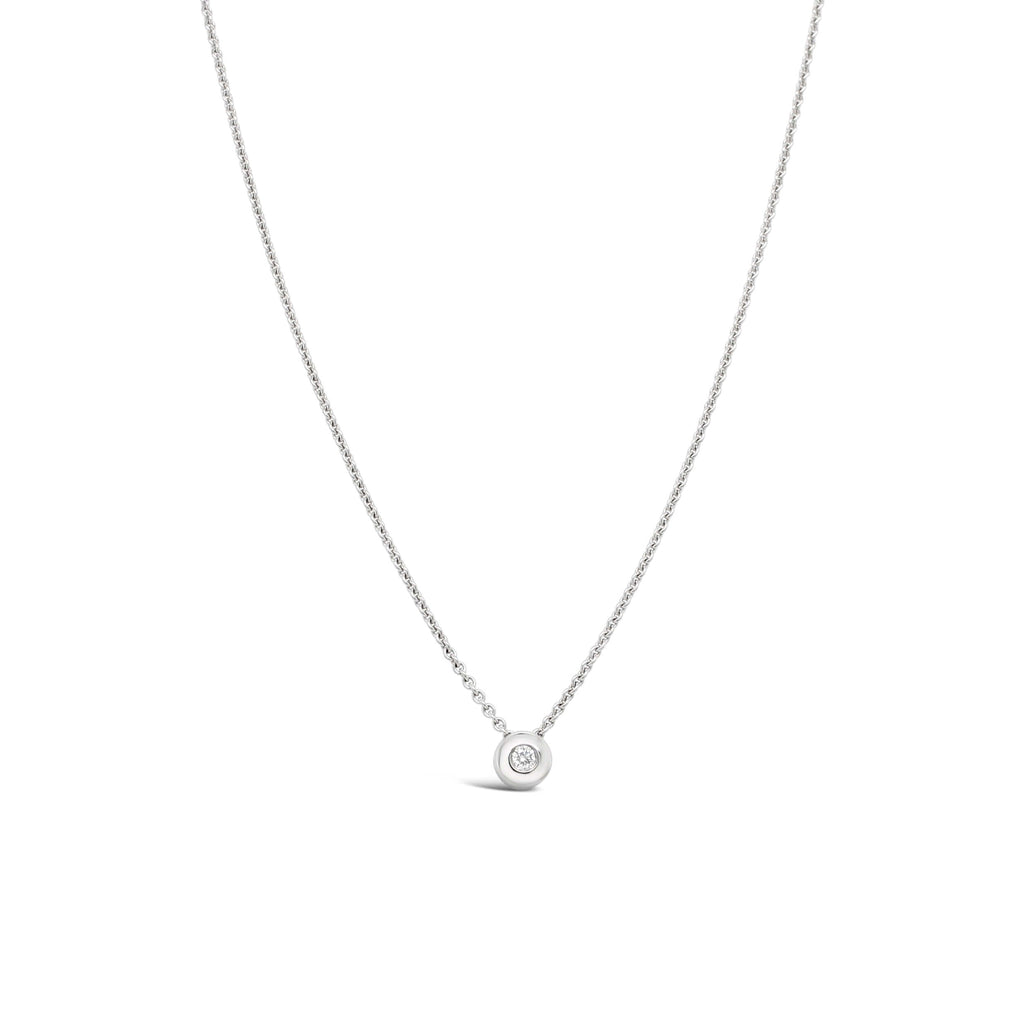 White Gold Diamond Pendant