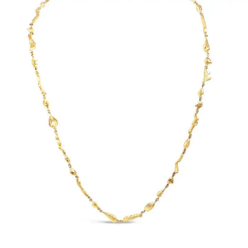Continuous Coral and Shell Necklet