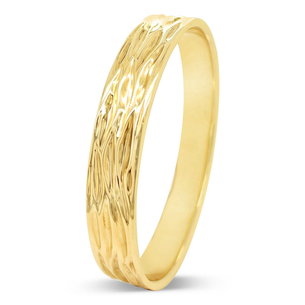 Oily Calm 9ct Yellow Gold Bangle