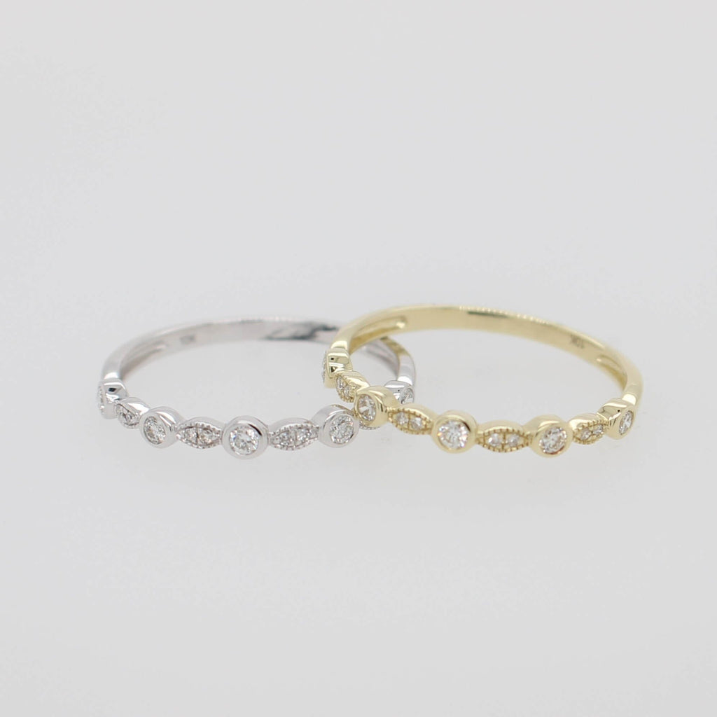 Delicate Diamond Stacker Ring