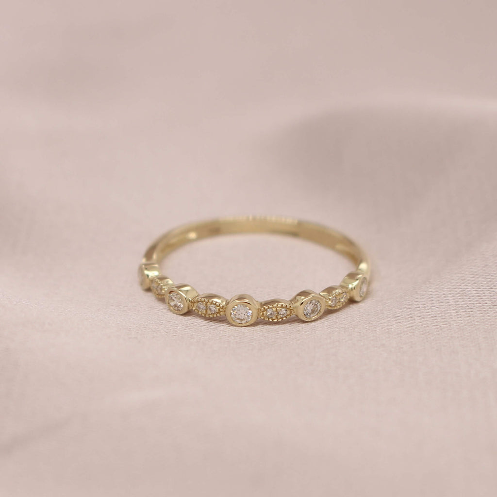Delicate Diamond Stacker Ring