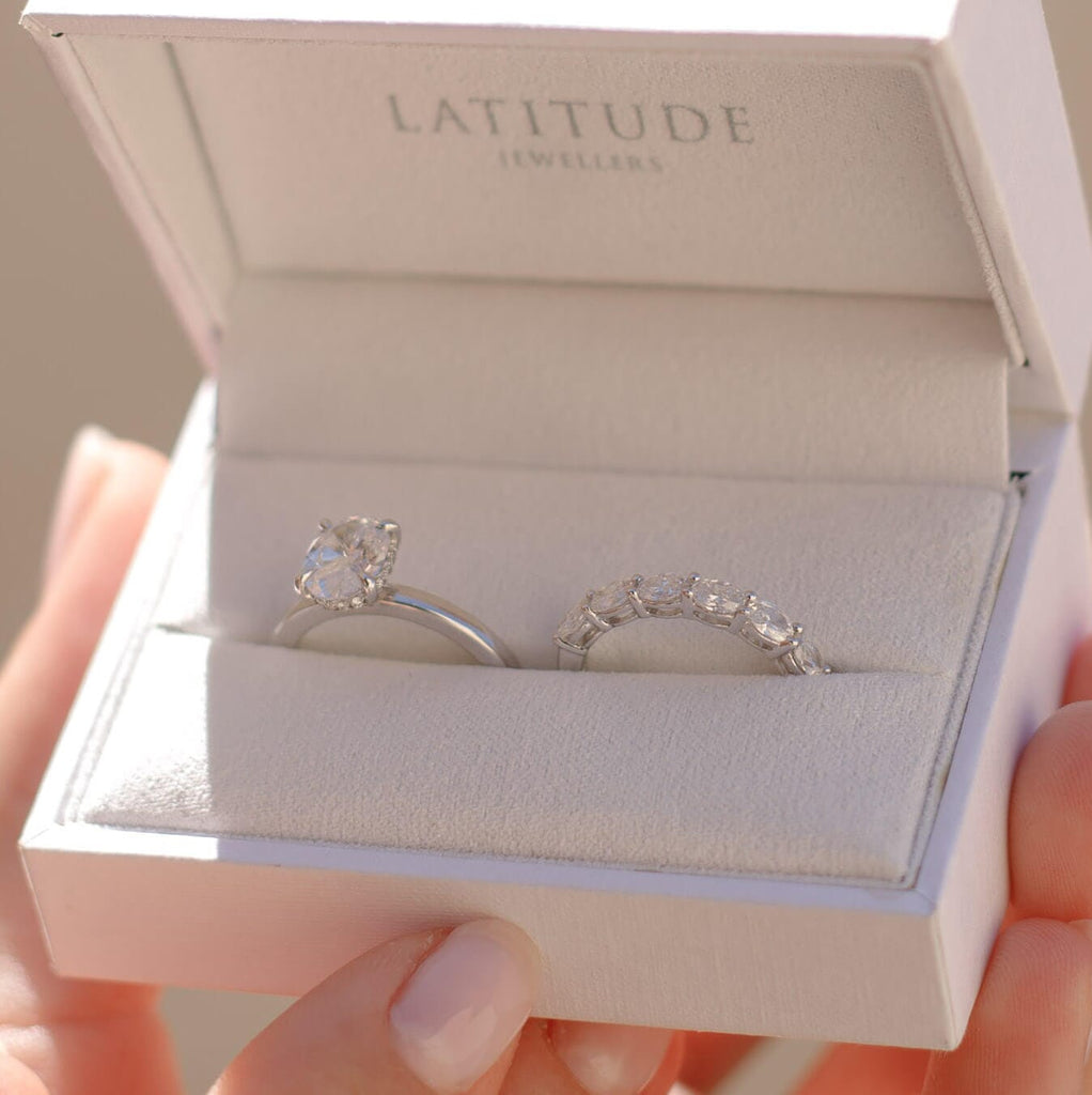 Eternity Oval Lab Diamond Ring by OLYV