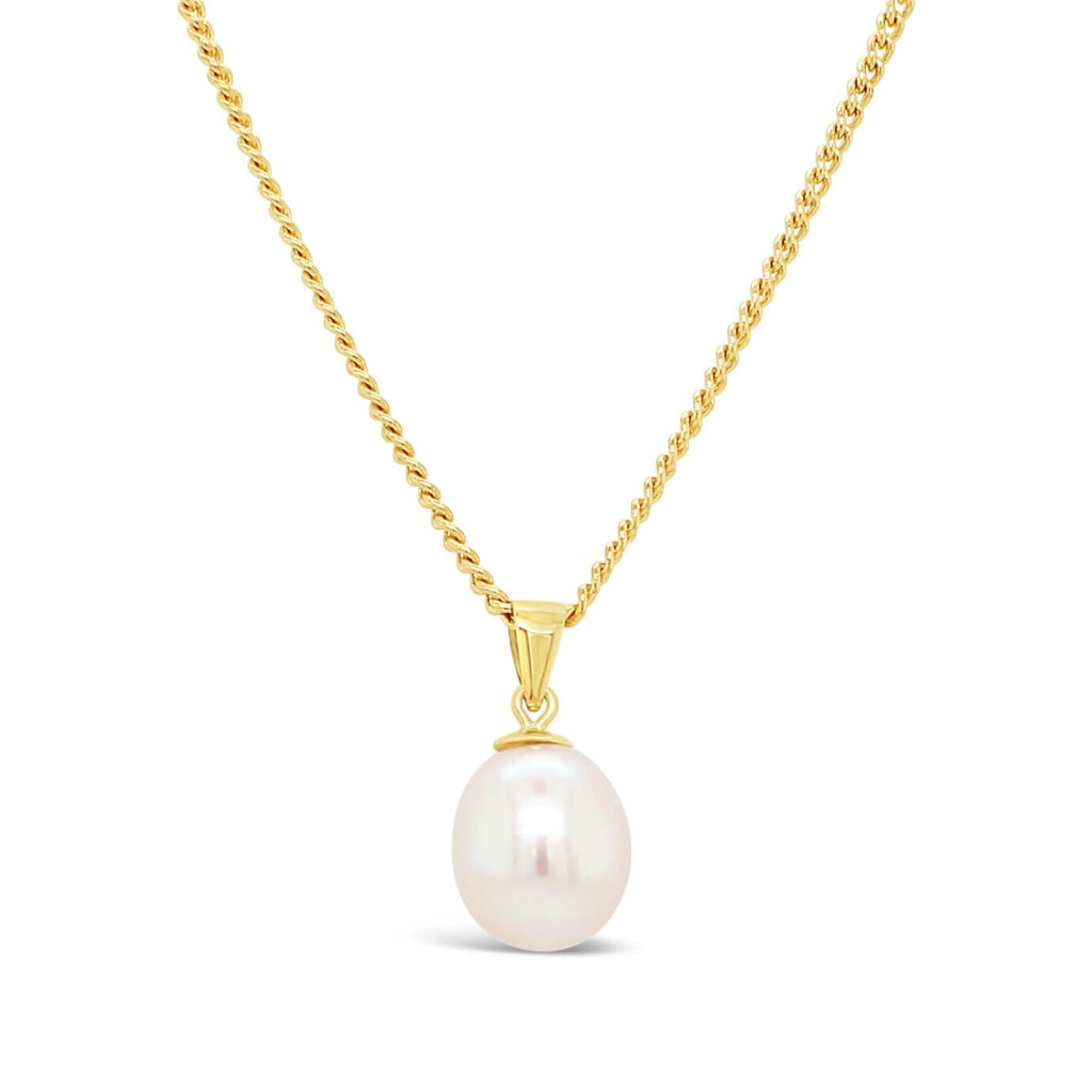 Freshwater Pearl Pendant 9ct Yellow Gold