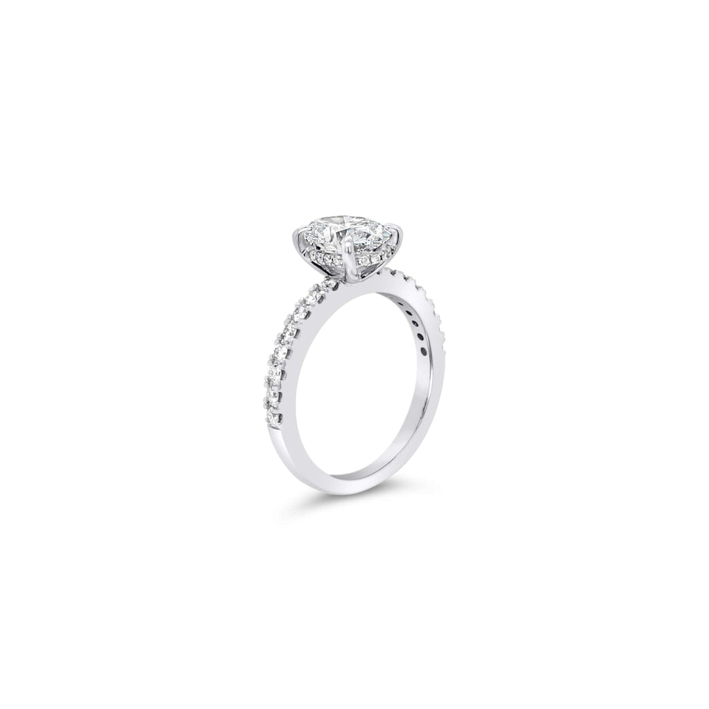 Oval Blush Diamond Ring