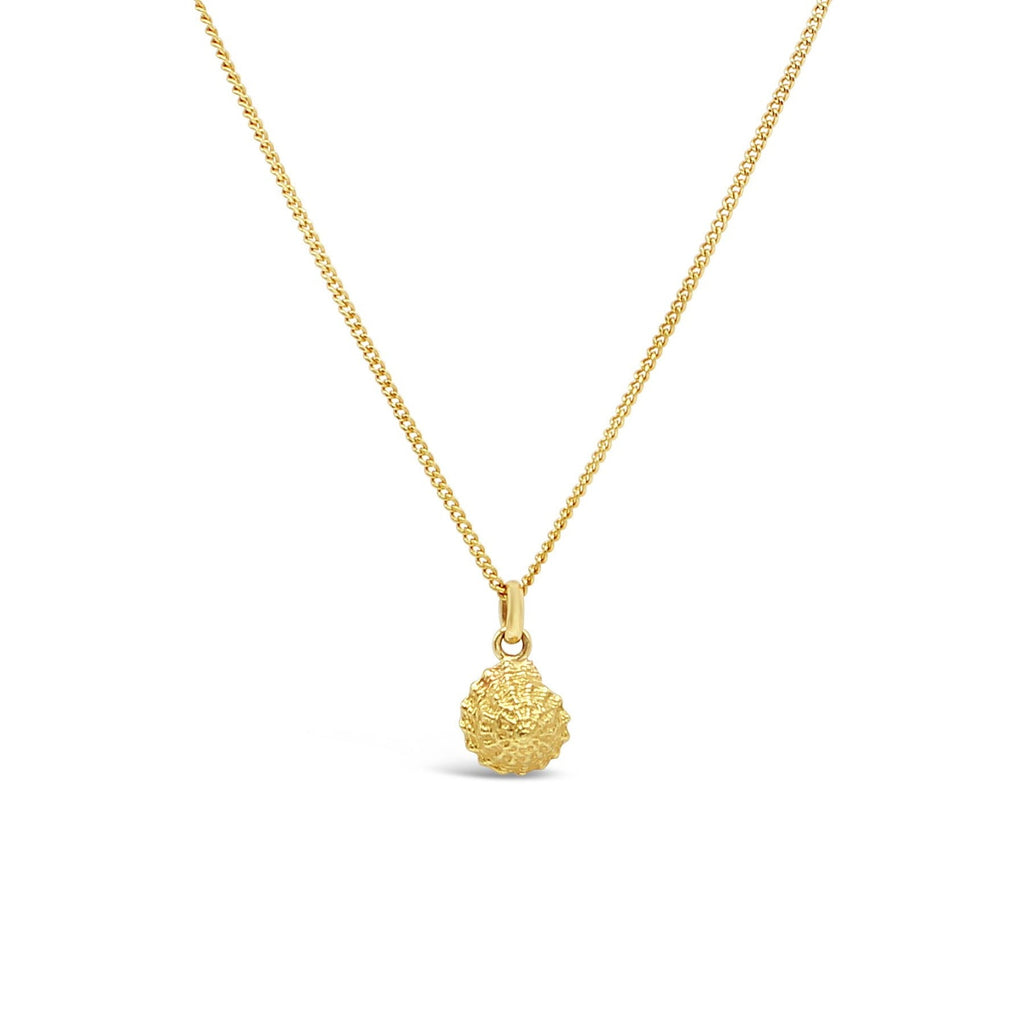 9ct Yellow Gold Button Shell Pendant