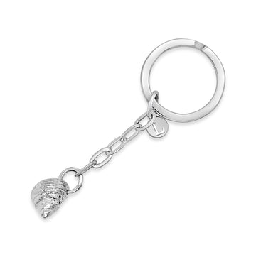 Unlock elegance and coastal charm with our keyring showcasing a mesmerizing Abrolhos spiral shell. Shop now at Latitude Jewellers for a touch of seaside luxury.