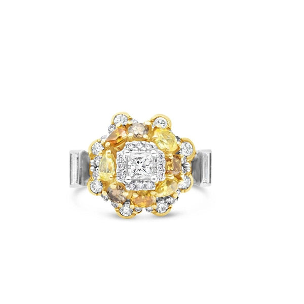 Yellow diamond store nose ring