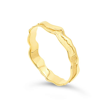 Island Bound Medium Width 9ct Yellow Gold Pelsaert Bangle
