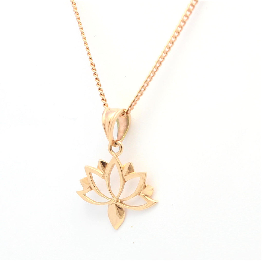 Embrace elegance with our Lotus Love 9ct Rose Gold collection - a symbol of beauty and grace.