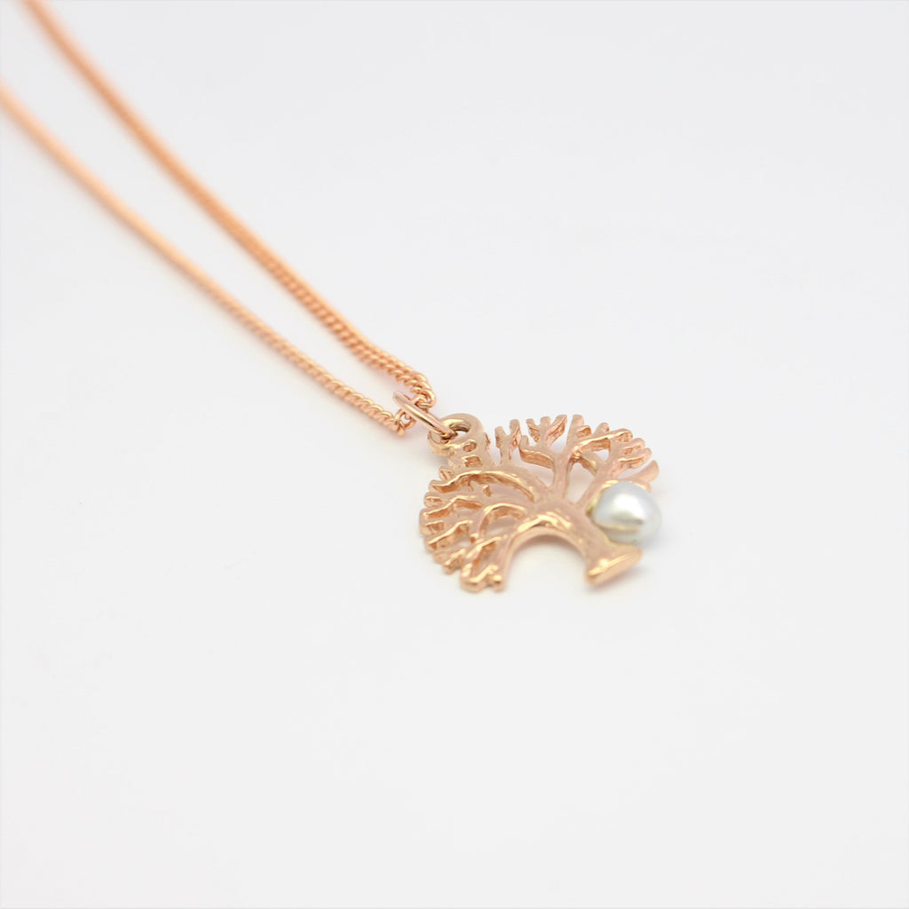 Rose Gold Tree of Life Pendant