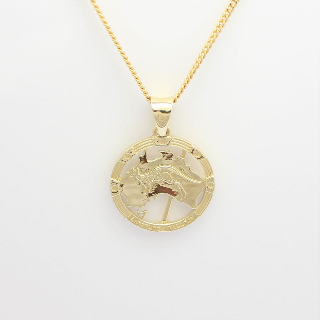 The Australia Pendant Gold