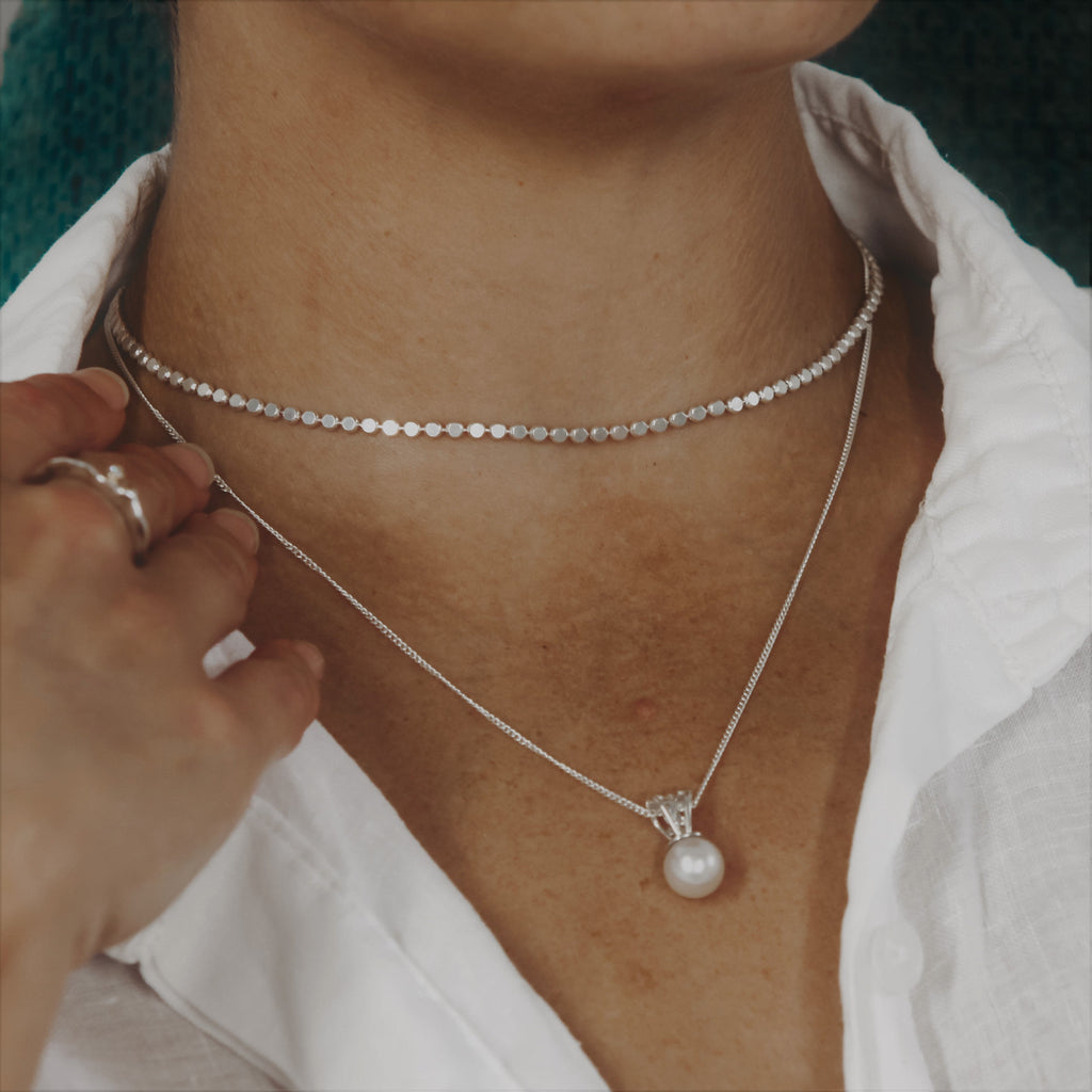 Discover the elegance of the Silver Anchor Abrolhos Pearl at Latitude Jewellers.
