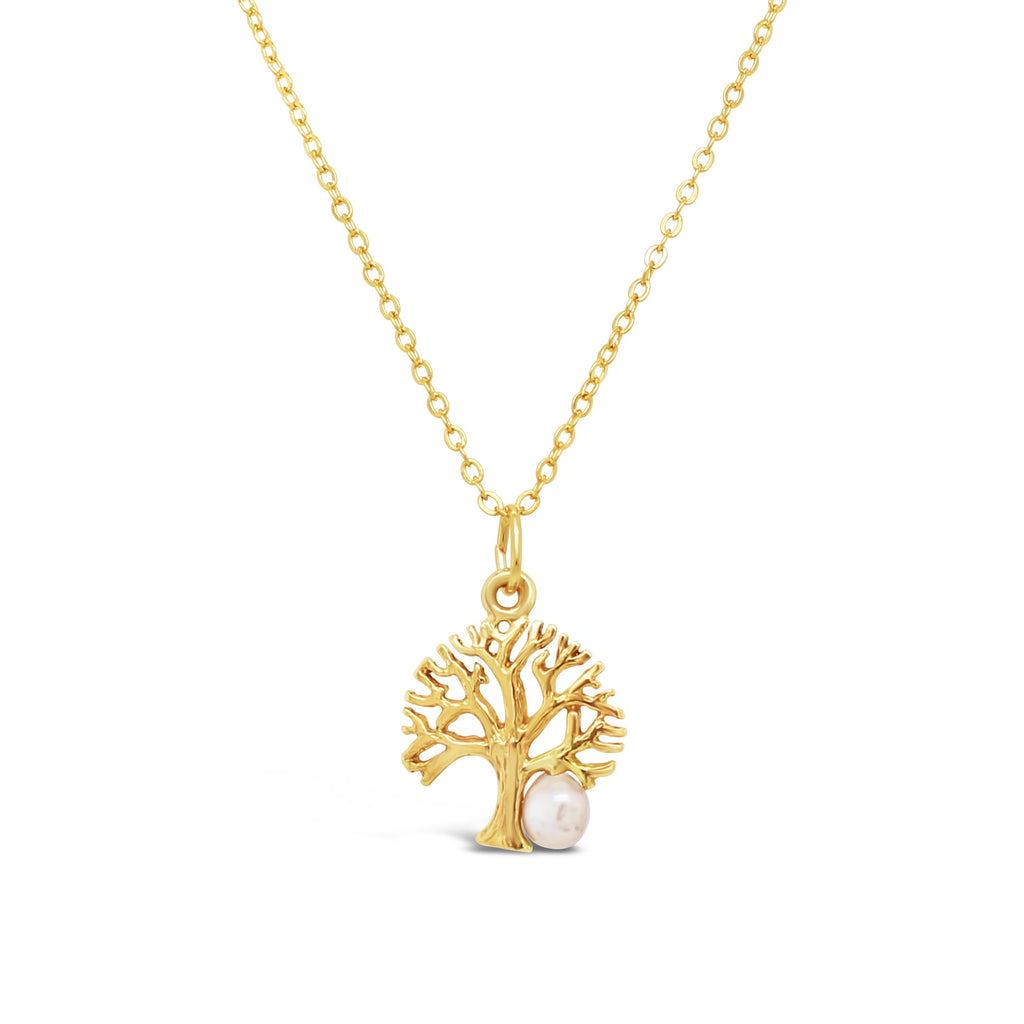 Find your piece of paradise with this intricately designed Tree of Life pendant in 9ct yellow gold.
