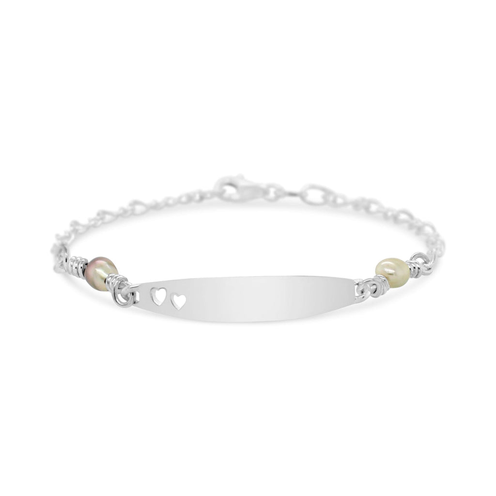 Name Bracelets featuring Abrolhos Island Keshi Pearls