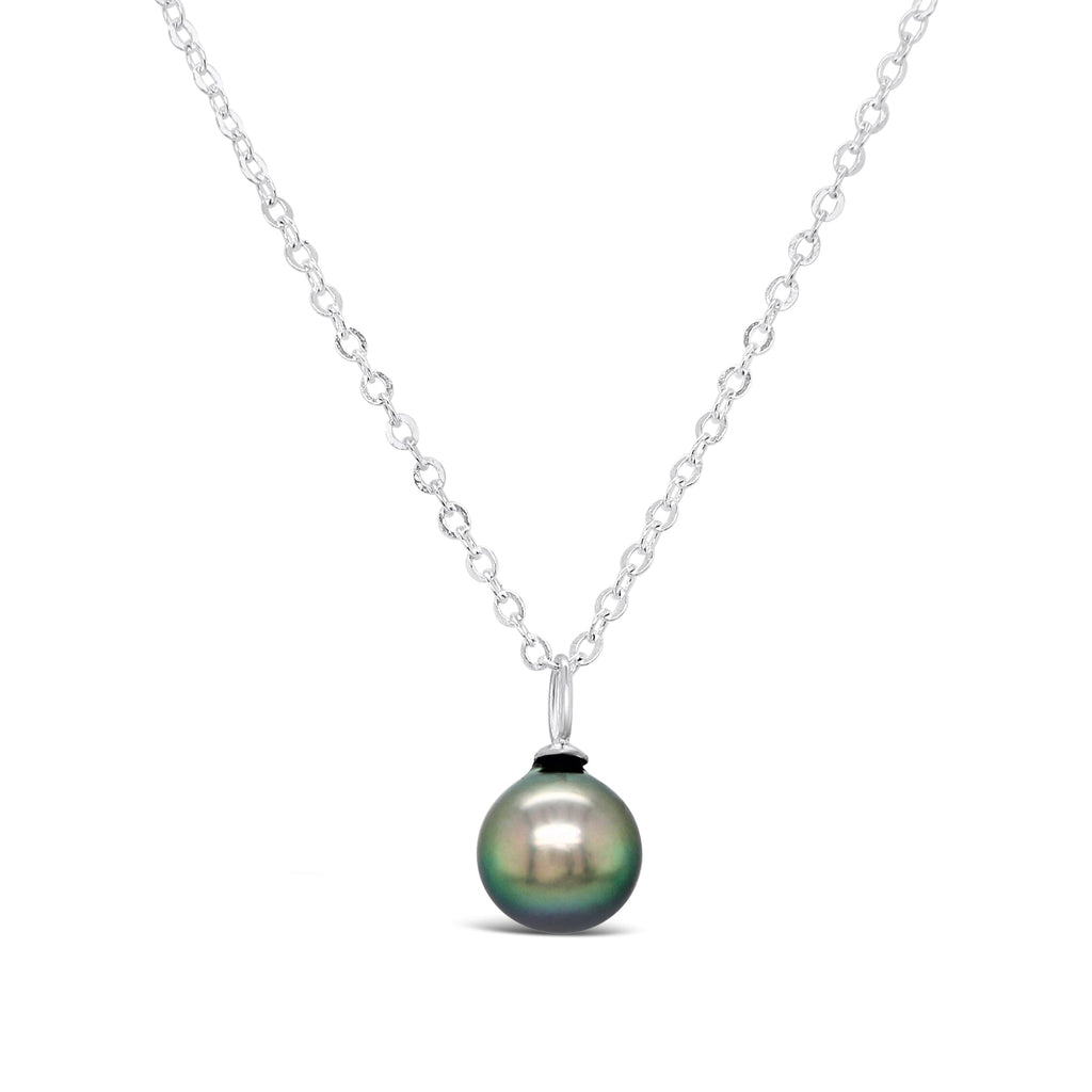 Solitaire Abrolhos Island Black Pearl Pendant