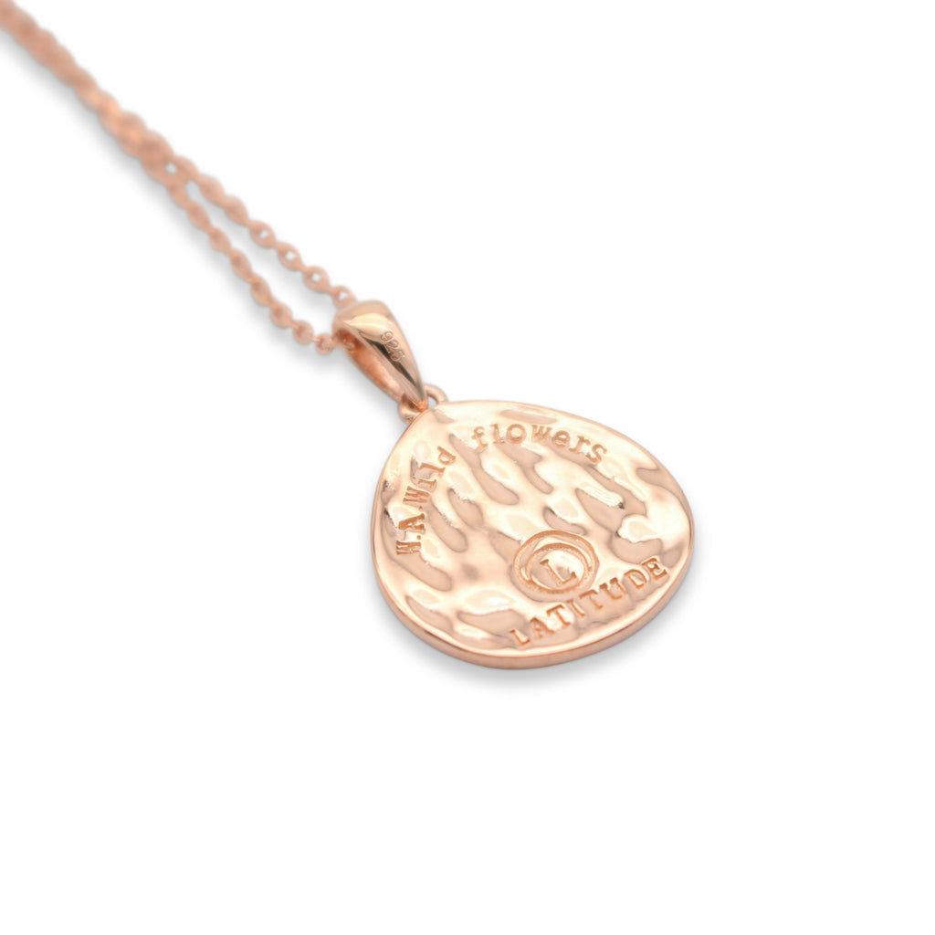 Geraldton Wax Pendant Sterling Silver Rose GP