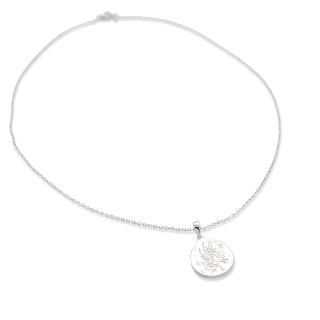 Geraldton Wax Pendant Sterling Silver