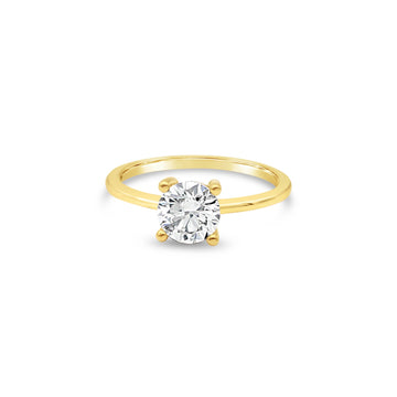 Gaia Diamond 9ct Yellow Gold Ring by OLYV