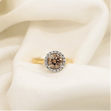 Golden Syrup Ring - 1.42ct Diamond Ring