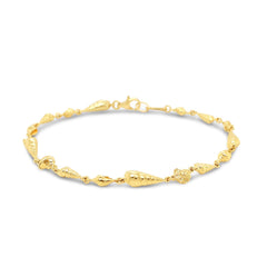 Shell Charm Bracelet | Silver or Gold